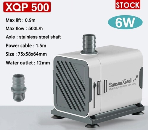 MULTI-FUNCTION SUBMERSIBLE WATER PUMP ADJUSTABLE FLOW FISH TANK AQUARIUM - Imagen 1 de 14