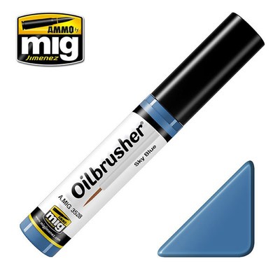 Ammo Of MIG A.MIG 3528 - Oilbrusher: Sky Blue