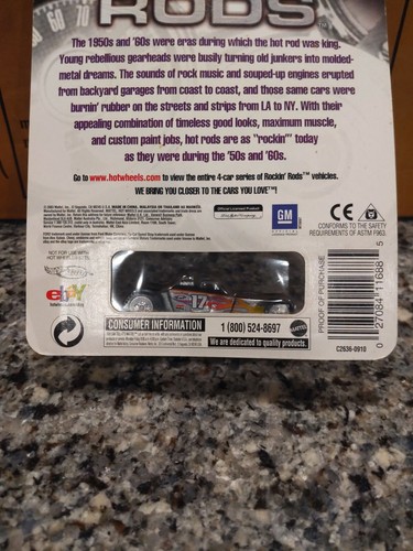 Hot Wheels Auto Affinity Rock N' Rods Red 'Tire Fryer w/Real Rider's Goodyear - Picture 5 of 6