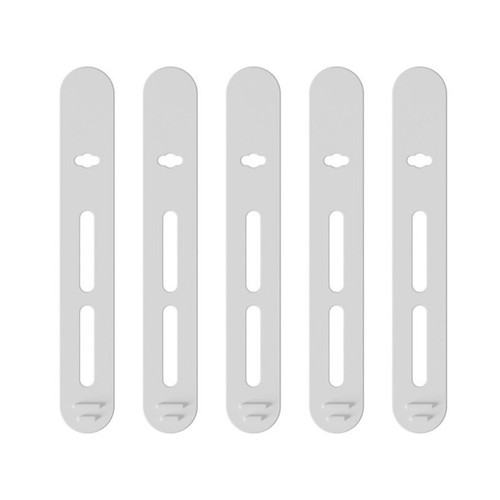 5Pcs Adjustable Silicone Cable Organizers Ties Reusable Wire Storage Band - Picture 10 of 30