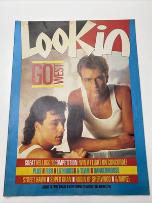 GO WEST - LOOK IN MAGAZIN - 24. AUGUST 1985 - Nr. 35 - KOMPLETT MIT POSTER