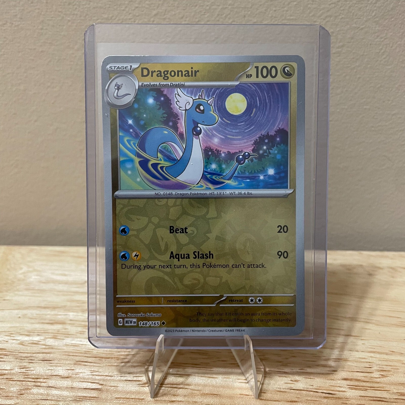 Dragonair 148/165 Reverse Holo Scarlet & Violet 151 Pokemon TCG - English - NM