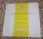 10" Stockhausen Studie 1 & 2 WDR Koln / DGG Tulips LP 16133 (I25)