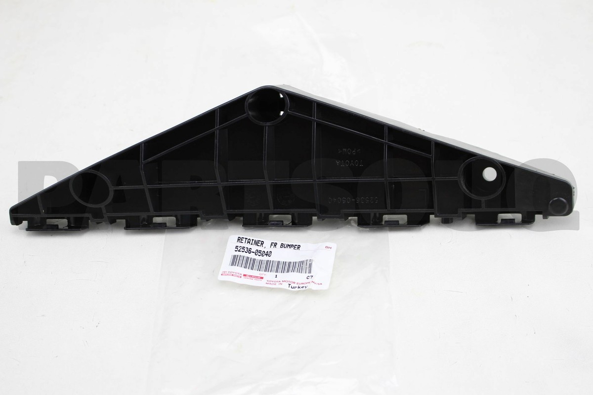 5253605040 Genuine Toyota RETAINER, FRONT BUMPER SIDE, LH 52536 