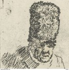 Rembrandt Homme à la toque - Héliogravure originale XIXe