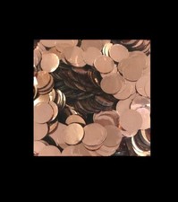 Confetti Circles: 2" Round Glossy Metallic, 1 Pound Bulk NEW FAST FREE SHIPPING