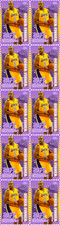 Derek Fisher 2010 Los Angeles Lakers NBA Champion Mint Stamp Strip of 10
