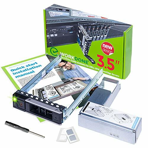 WORKDONE Caddy per Disco Rigido da 3,5 Pollici per Server PowerEdge dell (X3C)