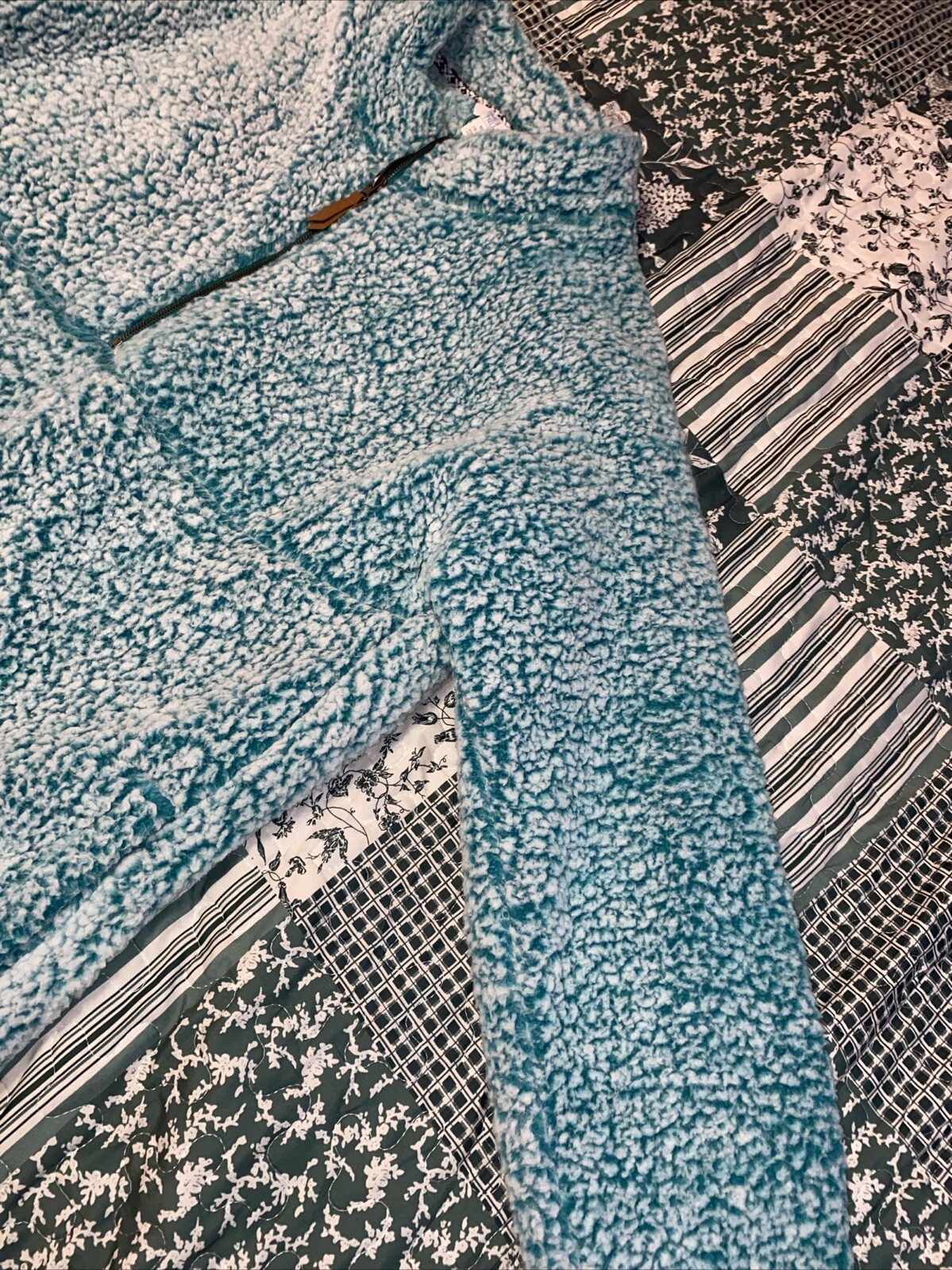 Turquoise Cotten Jacket - image 4