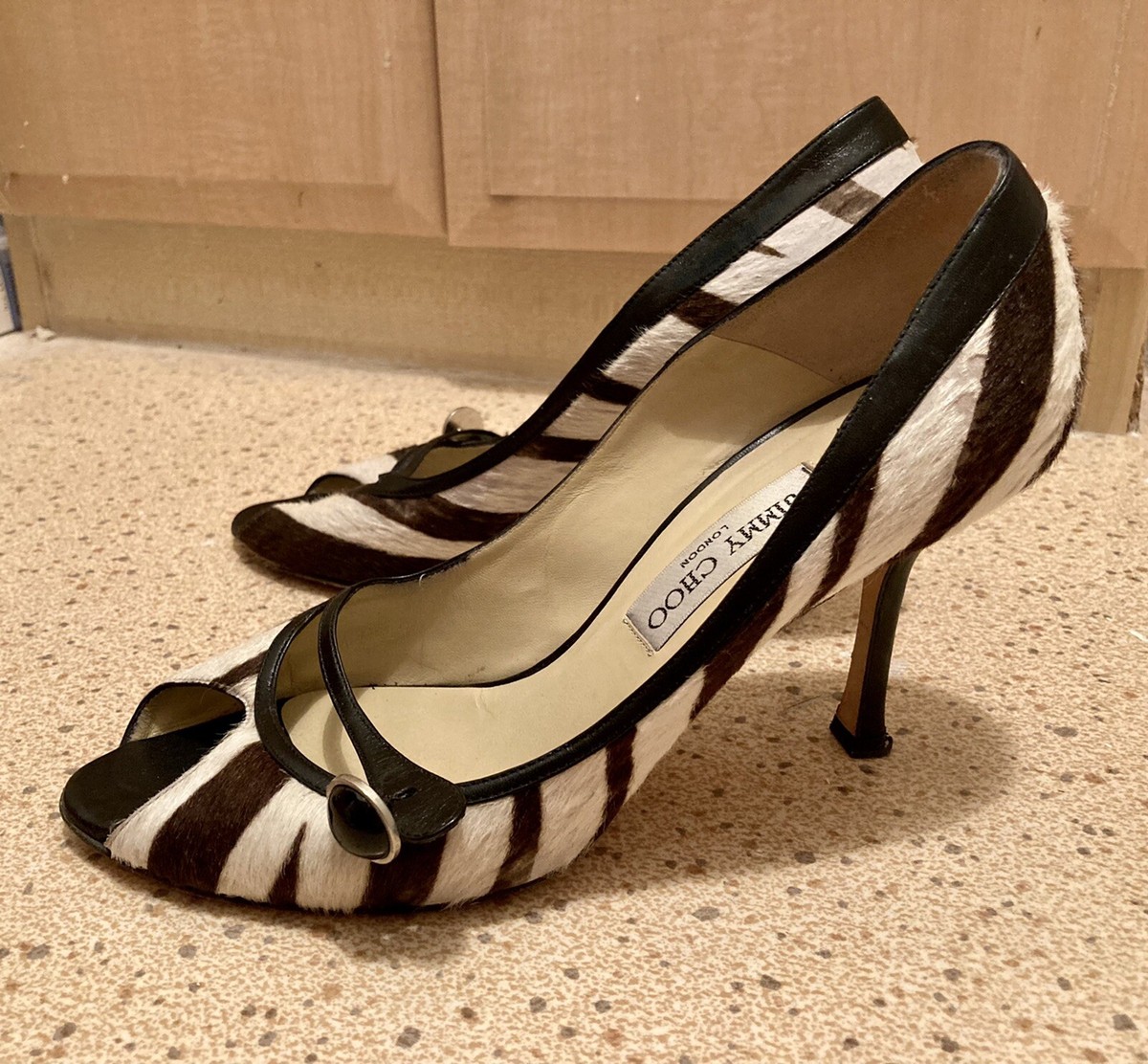 Maddox Jimmy Choo Zebra Print Shoes ジミーチュウ Jimmy Choo PONY