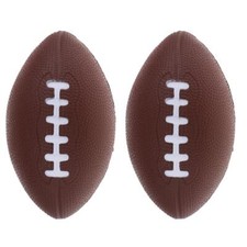 2x PU Foam American Football Outdoor Practice Training Ball for Kids Youth