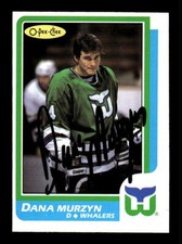 1986-87 O-Pee-Chee #58 Dana Murzyn HAND SIGNED AUTO