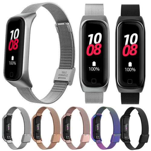 For Samsung Galaxy Fit 2 SM-R220 Silicone Milanese Replacement Strap Watch Band - Picture 3 of 74
