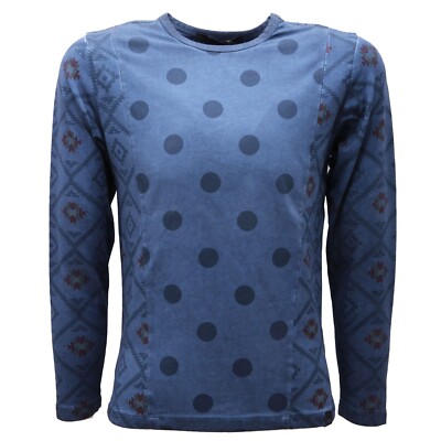 1080AD maglia bimbo boy DANIELE ALESSANDRINI blue cotton t-shirt kid | eBay