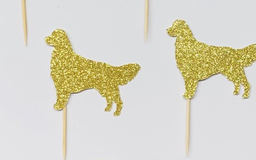 DOG THEME BIRTHDAY PARTY CUPCAKE TOPPERS, FRENCH BULLDOG, POODLE, DACHSHUND - Picture 20 of 26