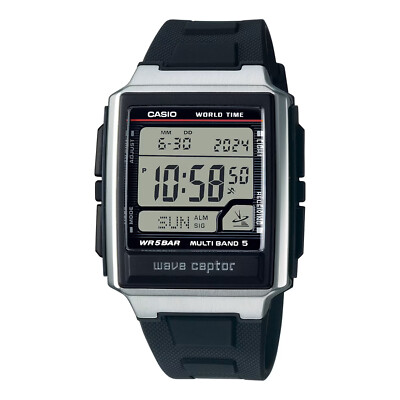 Casio Collection Herren Damen Wave Ceptor FUNKGESTEUERT Digital Vintage
