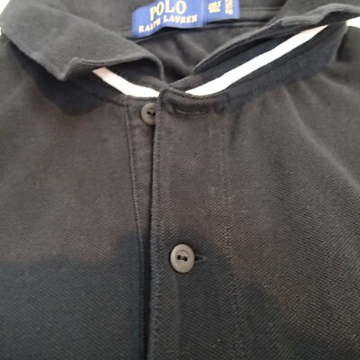 Polo Ralph Lauren Mens 2XL Black Custom Fit Brooklyn RL