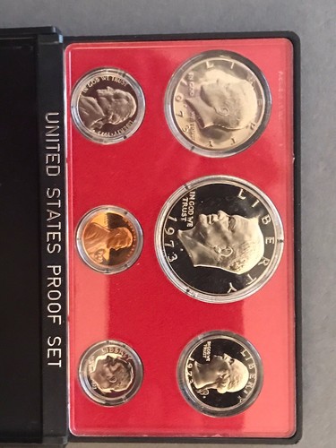 1973-S US Mint Uncirculated Proof Set In OGP - Picture 4 of 10