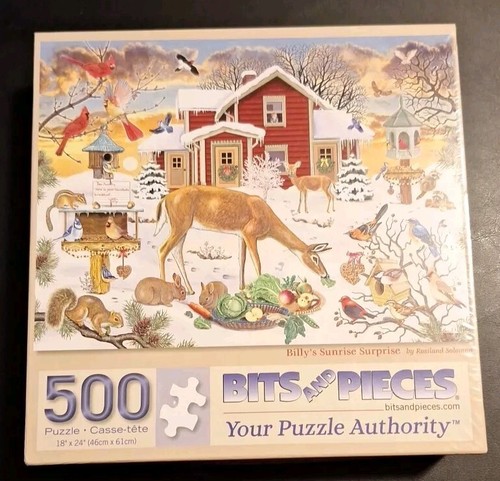 Sealed Bits And Pieces 500pc Billy's Sunrise Surprise by Rosiland Solomon Puzzle - Foto 1 di 22