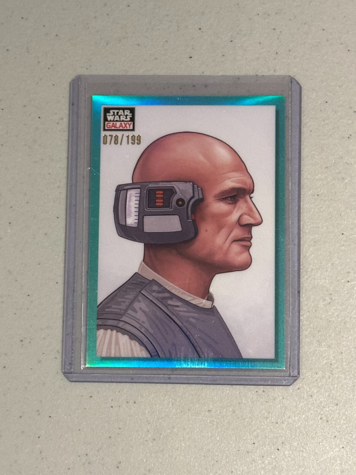 2023 Topps Chrome Star Wars Galaxy Aqua Refractor #/199 Lobot #84