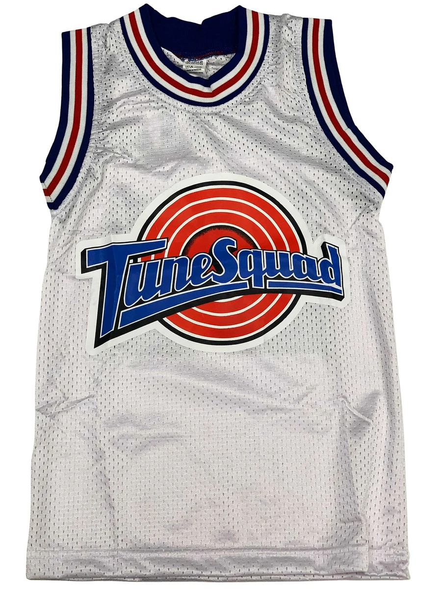 Michael Jordan Tune Squad Youth Basketball Jersey White Space Jam 23 Child  Kids 