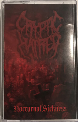 Cryptic Hatred - Nocturnal Sickness Cassette 2022 Desert Wastelands Productions