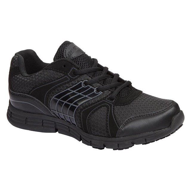 womens black non slip tennis shoes