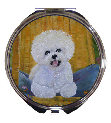 Bichon Frise Compact Mirror