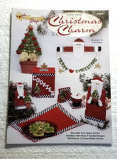 Christmas Charm Plastic Canvas The Needlecraft Shop Leaflet Garland Placemats 