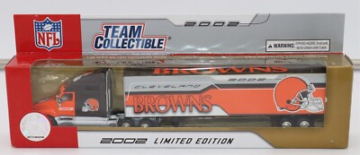 LIMITED EDITION TEAM COLLECTIBLE NFL - SEMI DIECAST- 2002 - CLEVELAND BROWNS - 