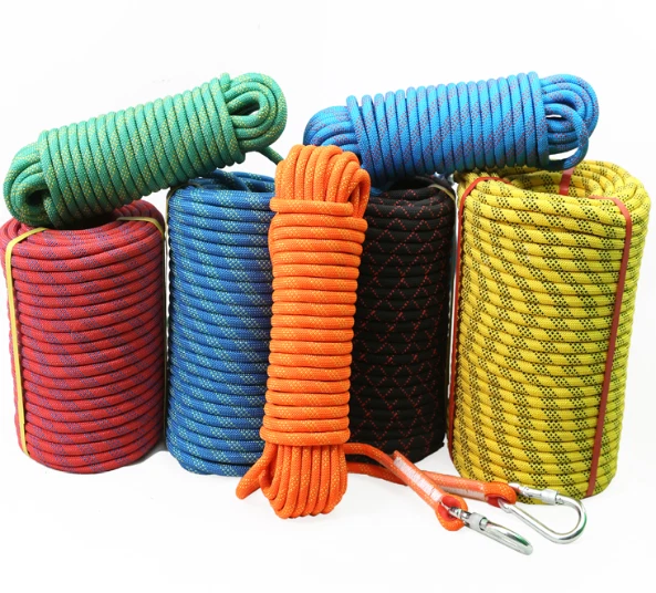 10m 10-20mm outdoor Climbing safety rope rock nylon rope fire rope