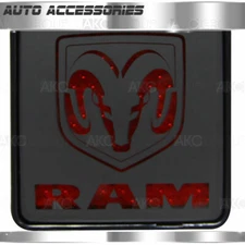 Hitch Cover wBrake Light Dodge Towing Hitch Covers
