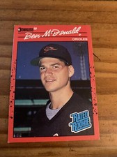 1990 Donruss Ben McDonald Rc #32 RARE Double ERROR Wrong Middle Name ROOKIE Card. rookie card picture