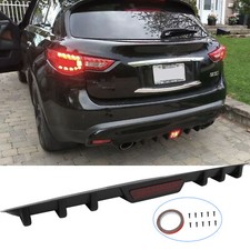For Infiniti Fx35 Fx37 Fx50 Fx30d Qx70 Rear Bumper Diffuser Lip Spoiler Body Kit