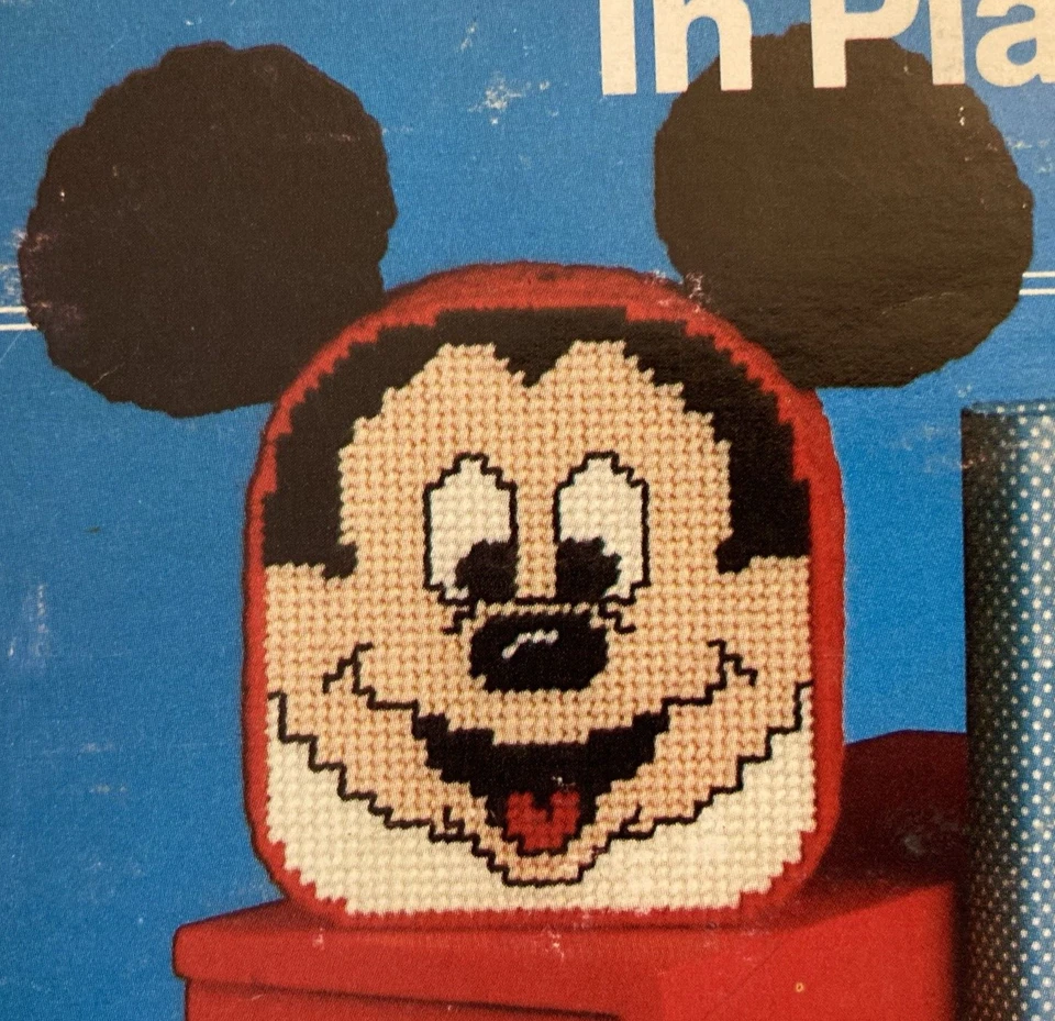 Vtg Rare Walt Disney Characters in Plastic Canvas 1982 Bk 2005 - Image 4 of 4