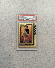 2023 Panini Prizm #FS13 Gavin Williams Future Stars Gold Vinyl 1/1 Rookie PSA 8