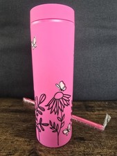 Hot Pink 16 Oz Personalised Tumbler  With Lid And Straw