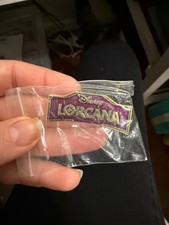 Disney Lorcana Pin - Organized Play Store League Promo - Amethyst Logo