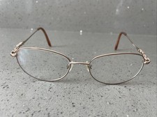 SOPHIA LOREN M172 ZYLOWARE 057 BROWN EYEGLASSES FRAMES ONLY 54-18 oval full rim