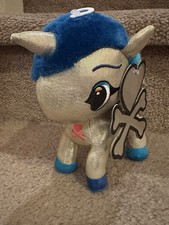 Tokidoki: Cleo Unicorno 15652 7" Plush Toy Gold Blue NWT