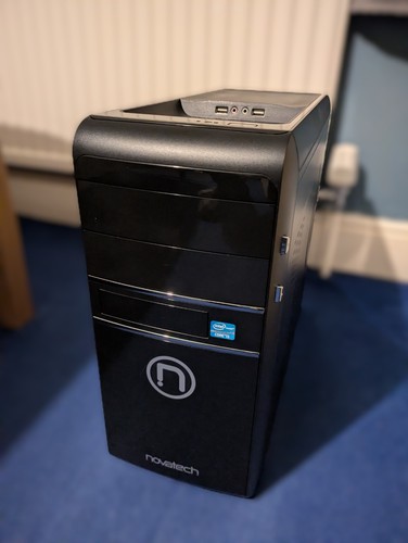 Novatech PC Case With 350w PSU DVD writer and motherboard with fans