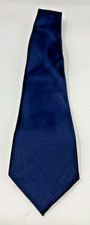 Joseph Feiss Gold Solid Navy Blue 100 Polyester Tie