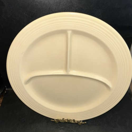 Vintage Set of 3 Fiestaware 10.5” Divided Compartment Plates - Picture 6 of 7