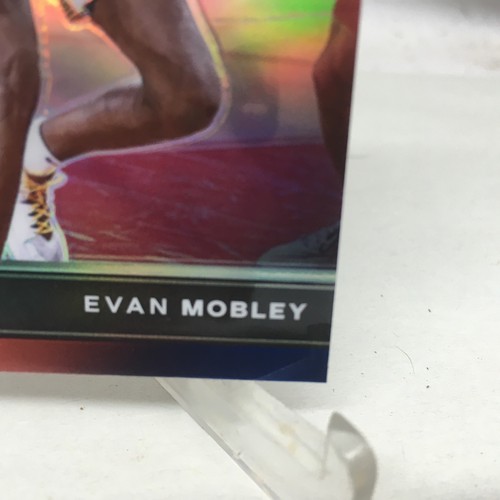 2021 Panini Prizm Draft Picks #2 Evan Mobley Red White Blue Rookie Card - Picture 2 of 6