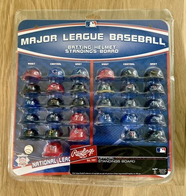 VINTAGE Rawlings Major League Baseball Batting Helmets Standings