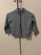 Janie and Jack Kids Houndstooth Jacquard Mock Neck Jacket