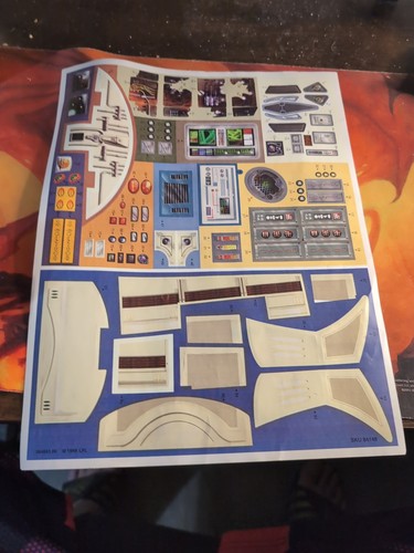 Star Wars Naboo Royal elektronisches Raumschiff Kreuzer Teil Aufkleber Decals