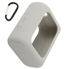 Gray Silicone Shell w/ Carabiner For JBL GO3 GO 3 Bluetooth Speaker Accessories