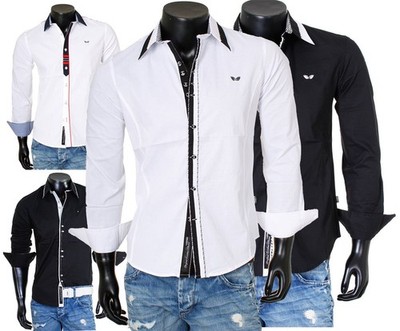 Carisma Herren Hemd Kontrast Look Casual Freizeit SlimFit 8020-8037-8245