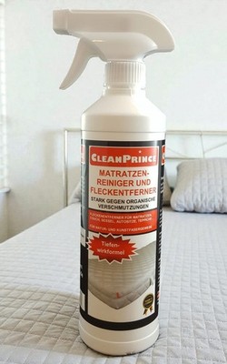 CleanPrince Matratzenreiniger 0,5 Liter Matratzen-Reiniger Betten Polster Sofa
